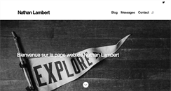 Desktop Screenshot of nathanlambert.net